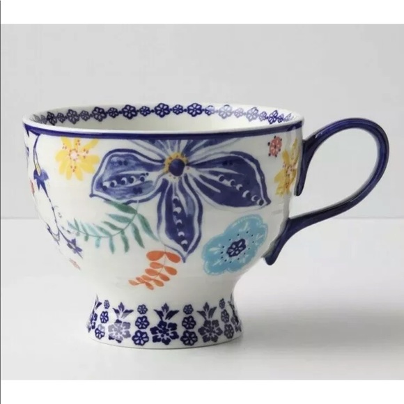 Anthropologie Other - ANTHROPOLOGIE Sip Of Nectar Tea Coffee Cup Floral